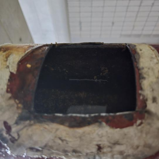 강동 롯데캐슬 103동 하수관 고압세정 시공 후 — 침전물 완전 제거